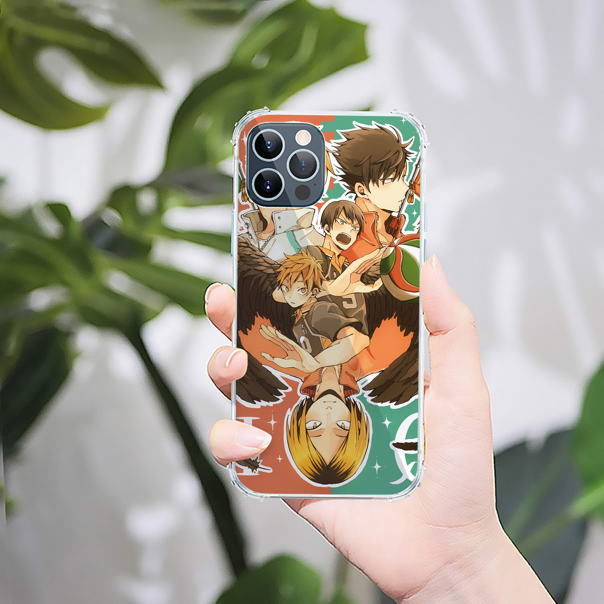 （画像用） ハイキュー!! Haikyu!! 【iPhone 12シリーズ対応】透明スマホケース（クリアソフトケース）